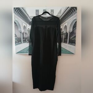 Fashion Nova Classic  Black Long Sleeve Dress